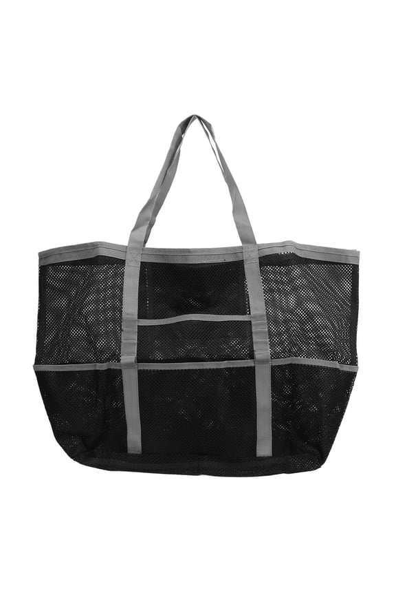 Multifunctional Beach Tote Bag, Waterproof Nylon With Pocket, Perfect For Travel Outdoor Use