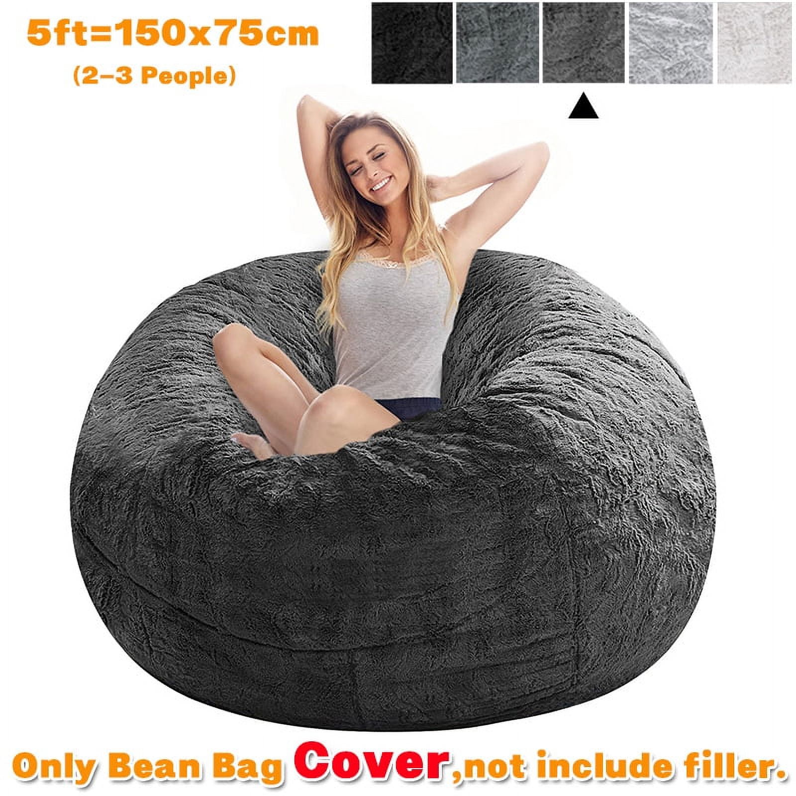 Large Multifunctional Bean Bag Chair, Soft, Easy to Clean (No