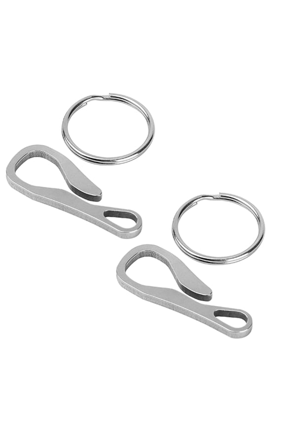 Multifunctional Belt Key Holder Small Keychain Hook Lightweight Keyring Clasp Money Clip Stainless Steel Keychain Clip