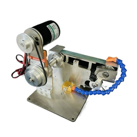 Multifunctional Belt Sander Machine Electric Polishing Machine Water Mill Electric Mini Sander Belt Grinder ,Low Vibration