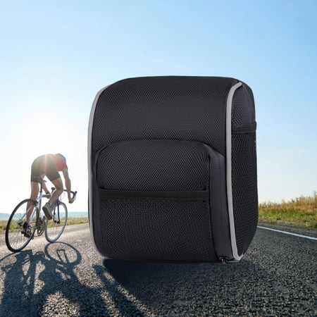 Multifunctional Bike Handlebar Bag Container Water Resistance Shoulder Bag Crossbar Front Case Insulated Front Basket Reflective Adjustable
