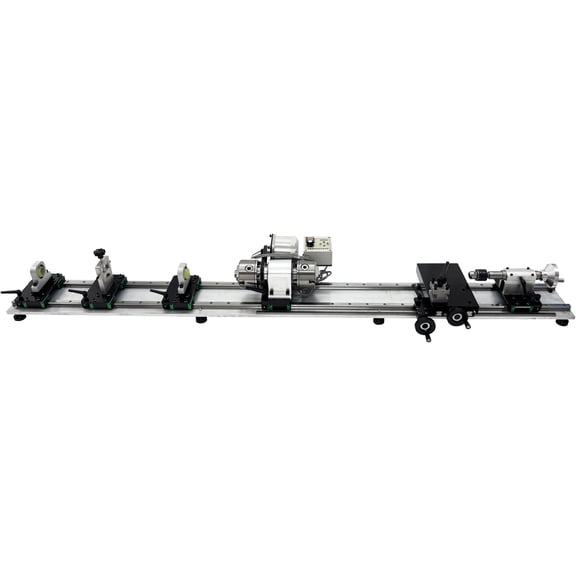 Multifunctional Billiard Cue Repair Machine Dual Chuck Dual Rail Cue Servicing Tool 200-6500RPM