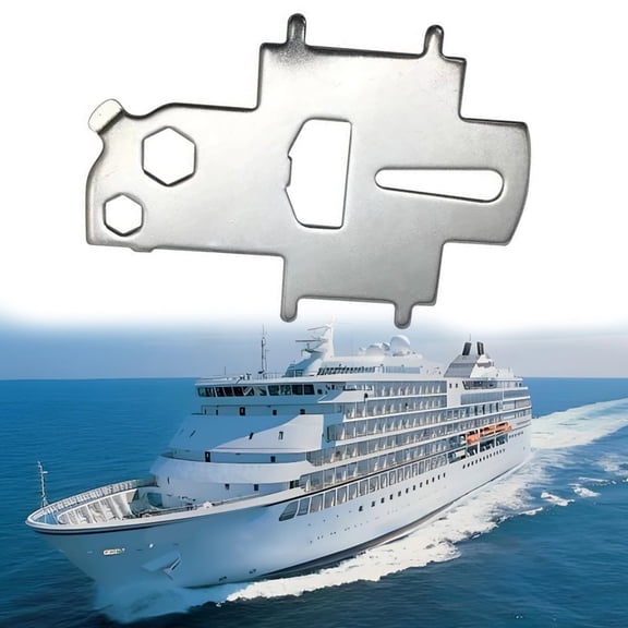 Multifunctional Boat Fuel Cap Wrench Stainless Steel Key Tool