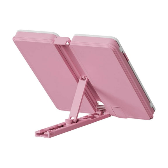 Multifunctional Book Stand Holder with Integrated Pen Storage Organizer and Writing Board for Desk Reading Craft Stationery Supplies