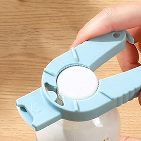 Multifunctional Bottle Cap Opener, Easy Grip Jar Lid Opener with Non-Slip Teeth, Ideal for Kitchen Use and Seniors, Practical Tool for Jars and Beverage Bottles