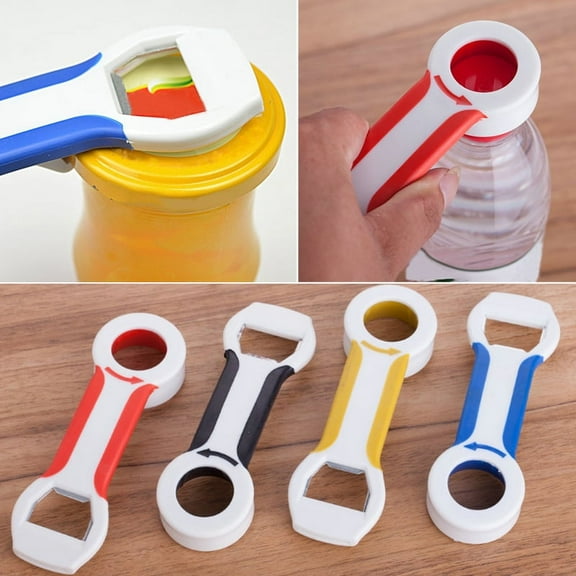 Multifunctional Bottle Opener Plastic Rubber Anti-slip Opener Jar Random Opener Color Lid Screw Bottle #720 Can For Beer U4Q9 Z5X2