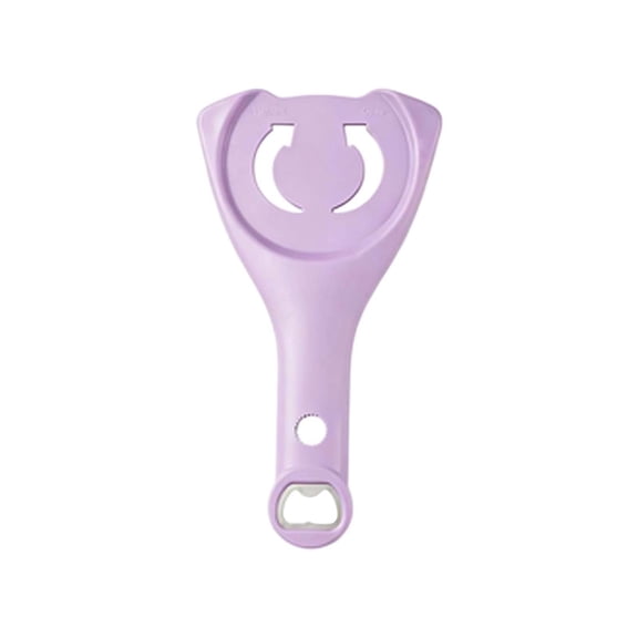 Multifunctional Bottle Opener - Versatile Manual Can/Beverage Opener, Efficient Plastic Tool for Home, Bar, Outdoor Use, Compact Design, Lightweight 153g,Purple