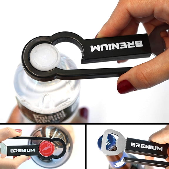 Multifunctional Bottle Opener for Water and Beer, Plastic Water Bottles, Twist-Off, for Weak Hands, Seniors, Elderly, Rheumatoid Arthritis, Botle Gripper, Ergonomic