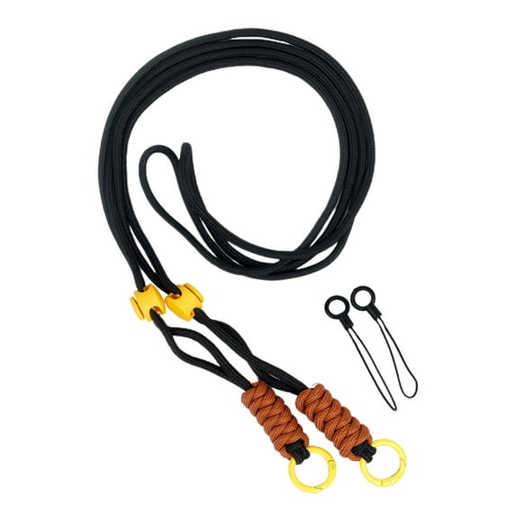 Multifunctional Braided Camera Strap Versatile Camera Strap Adjustable Braided Neck Sport Shoulder Strap Lightweight