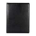 thumbnail image 1 of Multifunctional Business Folder, Faux Leather Portfolio Folder Binder, Legal Pad Holder for A4 Letter Size Notepad, Resume, Writing Pad, Ideal Organizer for Business Office Conference(Black), 1 of 9