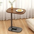 thumbnail image 1 of Multifunctional C-Shaped Side Table, Height Adjustable Rolling Table, Sturdy Metal Frame, Space Saving Compact Coffee Table for Living Room Bedroom, 1 of 9