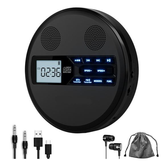 Multifunctional CD Player with Repeater USB Playback Stereo Speakers Ideal for Study and Music ,Multi-Functional