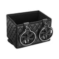 thumbnail image 1 of Multifunctional Car Armrest Tissue Box,Leather Auto Storage Organizer,Foldable Cup Holder Design,Universal Vehicle Fit,Easy Strap Installation,Car RV Jeep Golf Cart Compatible Organizer, 1 of 3