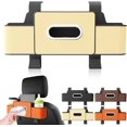 thumbnail image 1 of Multifunctional Car Seat Back Storage Box, Car Organizer with 2 Cup Holders, Tissue Box and Hanging Hooks, Universal Cars Seat Storage Organizer, 1 of 8