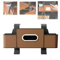 thumbnail image 1 of Multifunctional Car Seat Back Storage Box, Car Seat Back StorageCar Multifunctional Seat Back Waterproof Storage Bag,Car Backseat Organizer Multifunction Leather Interior Storage Bag (Brown), 1 of 8