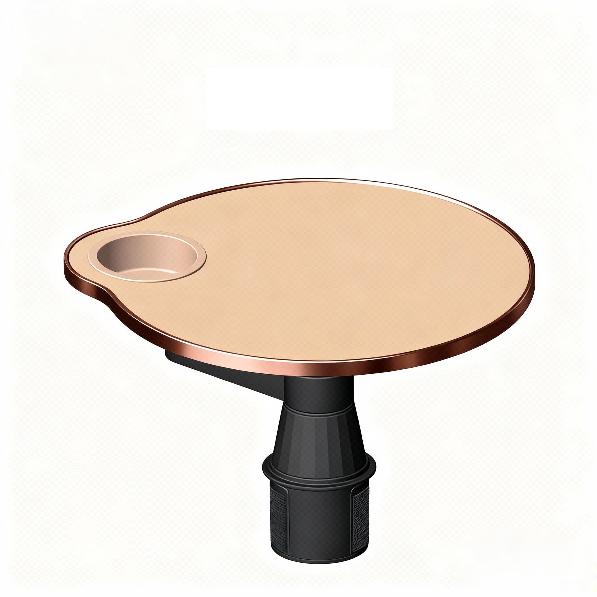 Multifunctional Car Table for Front Seat – 360° Rotation with Cup Holder, Laptop Tray for Driver & Passenger – Fits 2.8-3.9 Inch Cup Holders, Fits Most Car
