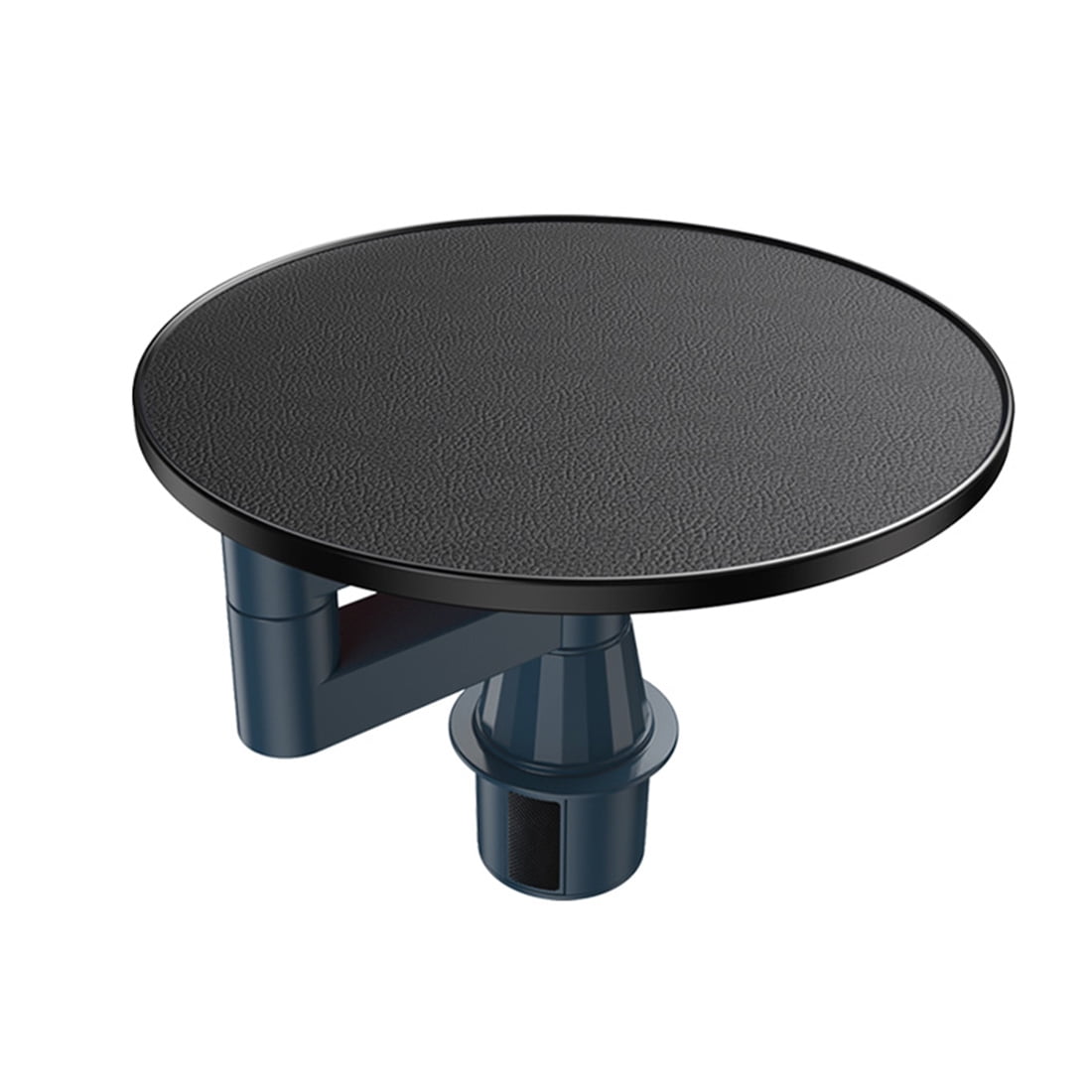 Multifunctional Car Table for Rear Seat, Round Laptop Tray for Meals, Writing, Work, Study, 360° Adjustable Cantilever, Scratch-Resistant PU Leather Car Tray, Fits Most Car