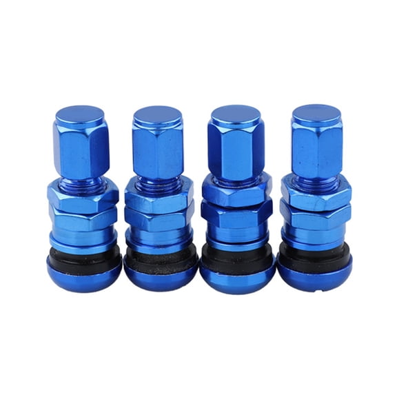 Multifunctional Car Tire Valves Stems Cores Aluminum with Protective Caps for Various Vehicle Extreme Driving Conditions