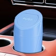 thumbnail image 1 of Multifunctional Car Trash Can, Mini Storage Bin/Ashtray, ABS Material, Popper Lid, Anti-Drop Design, Easy to Clean, Fits Car Cup Holders/Door Pockets, Home/Office Use, 1 of 8