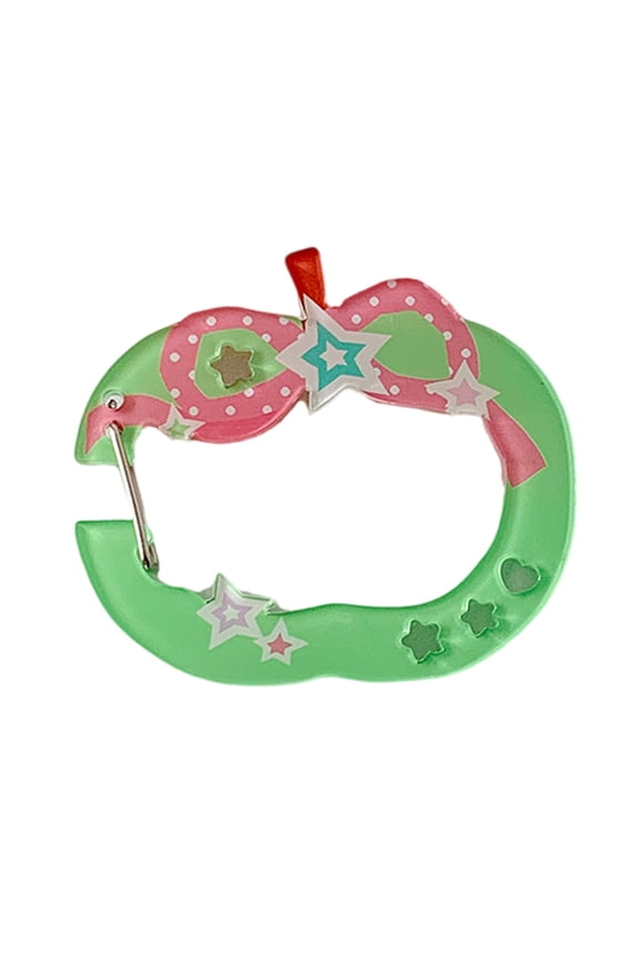 Multifunctional Carabiner Key Holder Acrylic Design For Backpack Decors Keychains Bag Charm Students Travel Essential