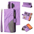 thumbnail image 1 of Multifunctional Case for Samsung A32 4G,[RFID Blocking] 9 Credit Cards Holder with Wrist Strap, Premium PU Leather Zipper Wallet Purse Magnetic Flip Phone Cover for Samsung Galaxy A32 4G, Purple, 1 of 12