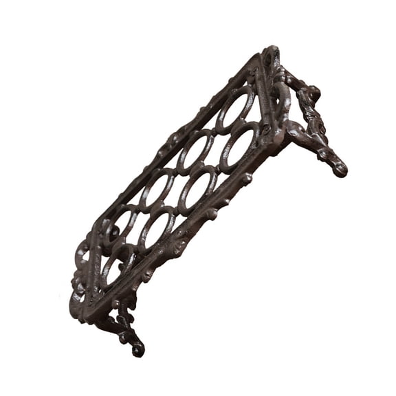 Multifunctional Cast Iron Rooster Eggs Holder Retro Farmhouses Kitchens Decors Easy To Cleaning Organizers Eggs Storage Rack