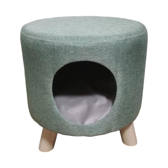 Multifunctional Cat Bed Closed Four Seasons Universal Cat House Stool Solid Wood Small Kennel Cat House