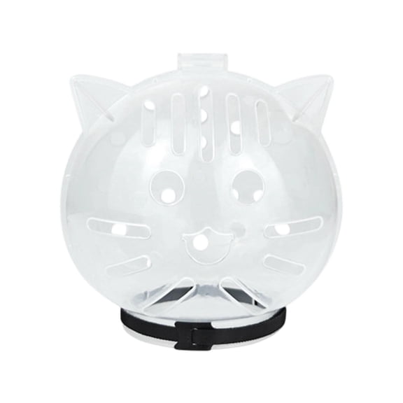 Multifunctional Cat Muzzle for Biting Licking Prevention Adjustable Breathable Collar for Indoor Outdoor Use