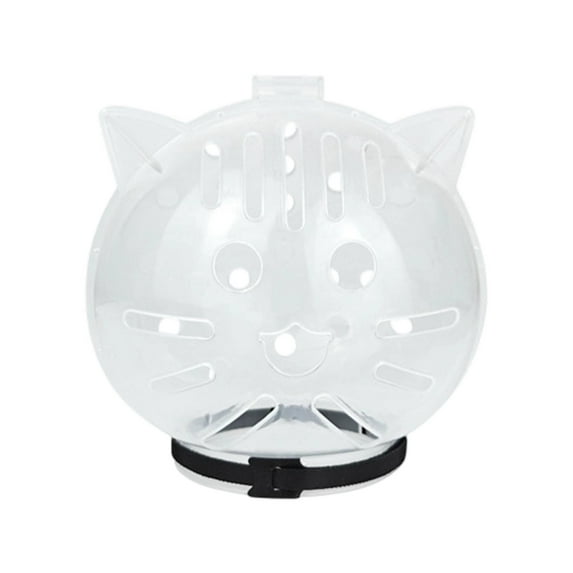Multifunctional Cat Muzzle for Biting Licking Prevention Adjustable Breathable Collar for Indoor Outdoor Use