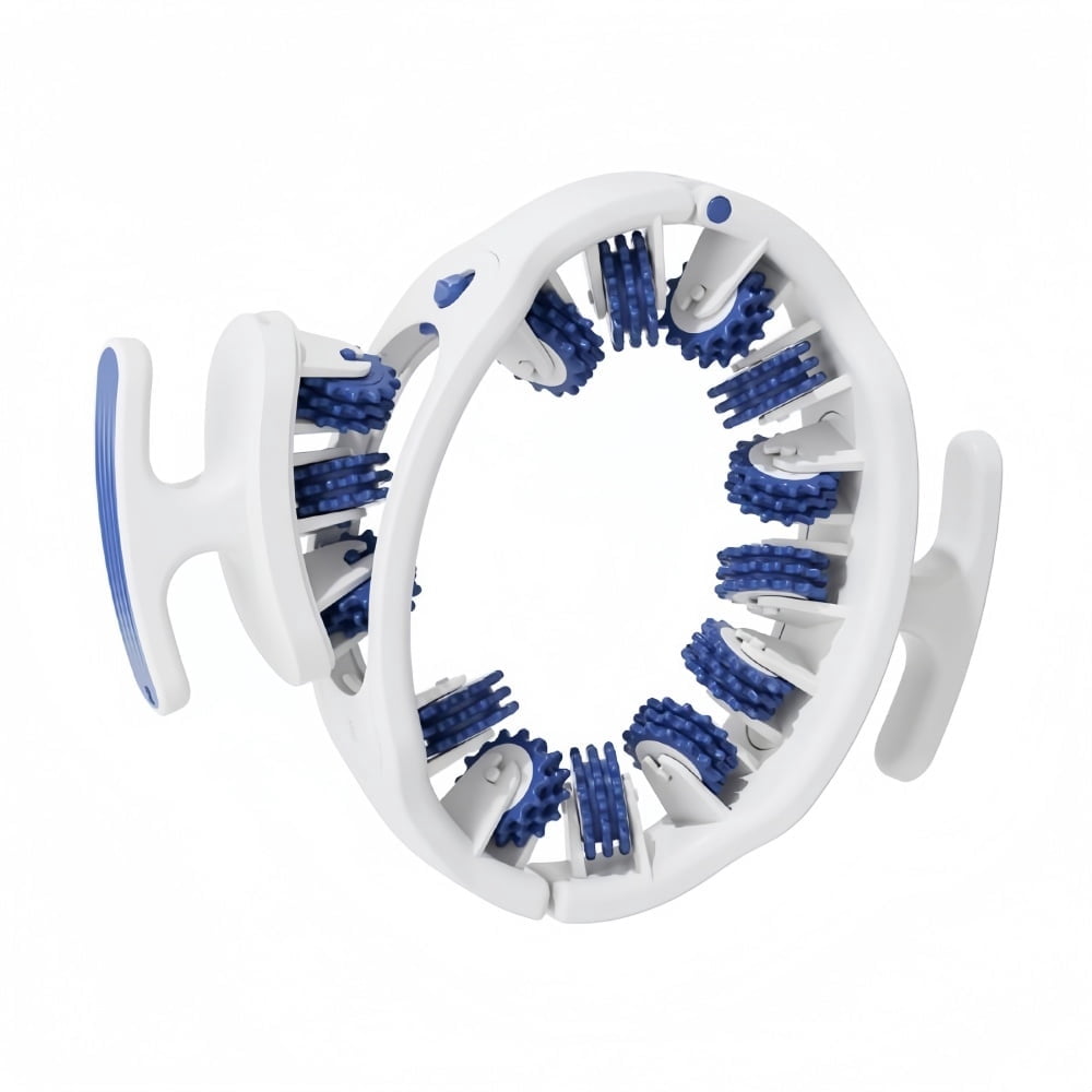 Nuvrek Deep Tissue Anti Cellulite Massage Roller for Fatigue Relief, Blue