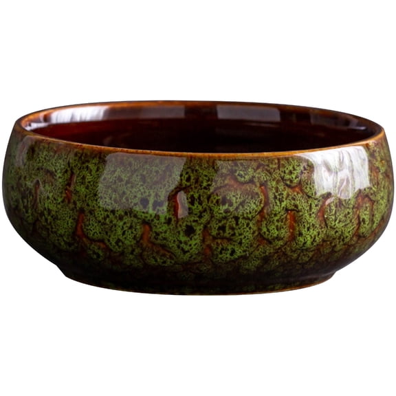 Multifunctional Ceramic Container Water Planter Bowl for Aquatic Plant & Succulents Featuring High Temperature Materials
