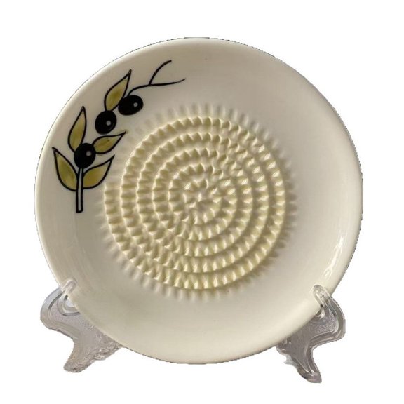 Multifunctional Ceramic Grinding Disc - Manual Garlic and Ginger Masher for Efficient Cooking