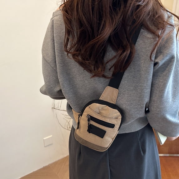 Multifunctional Chest Bag, Lightweight Polyester Crossbody Sling with Adjustable Strap and Multiple Pockets, Durable Travel Messenger Bag for Outdoor Sports, Hiking, Cycling and Daily Use