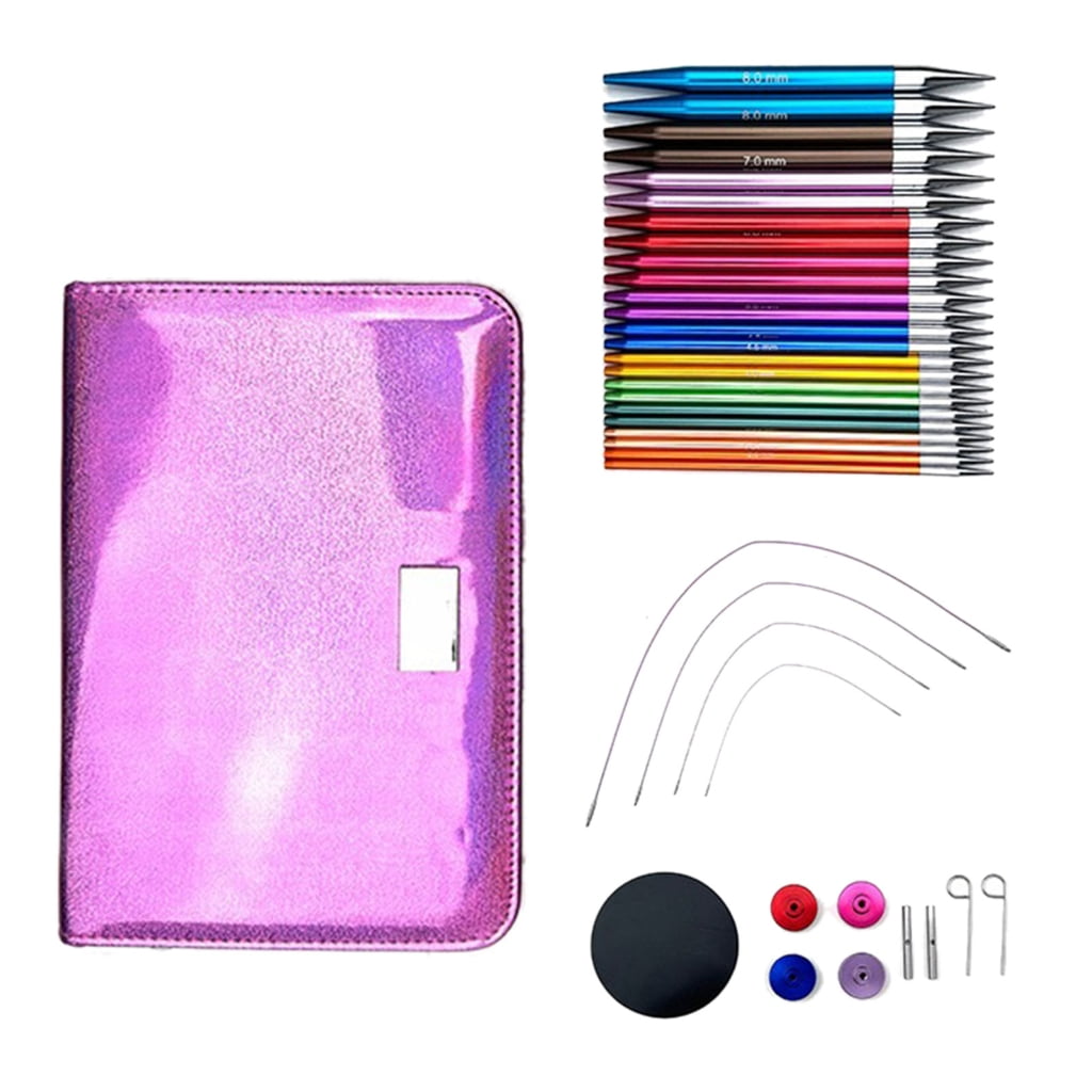 Multifunctional Circular Knitting Needle Set Size 3.0mm-8.0mm Interchangeable Needle Circular Needle Knitting Tool