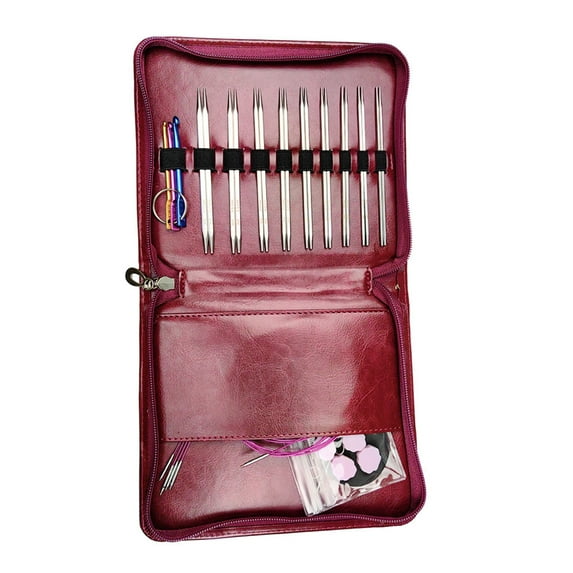 Multifunctional Circulars Knittings Needle Set Interchangeable Crochet Needle Stainless Steel Knittings Needle Set