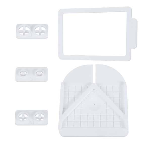 Multifunctional Clay Earring Studs Installation Set with Thickness Guide and Adjustable Center Alignment Clay Cutter