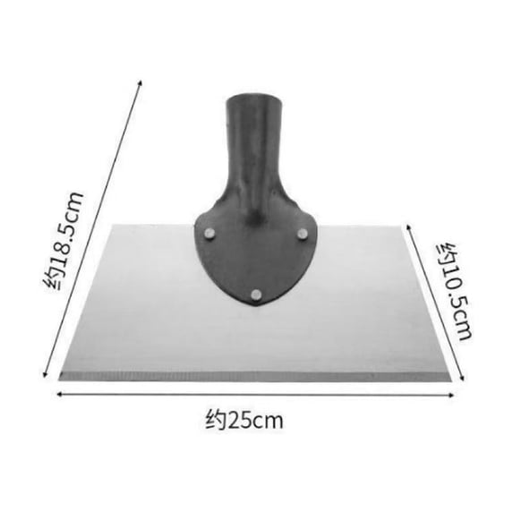 Multifunctional Cleaning Shovel, Garden Flat Shovel Scraper Weed Remover Tool, for Weeding, Lawn Edging, Snow Ice Removal -Shovel Only (9.84"W)