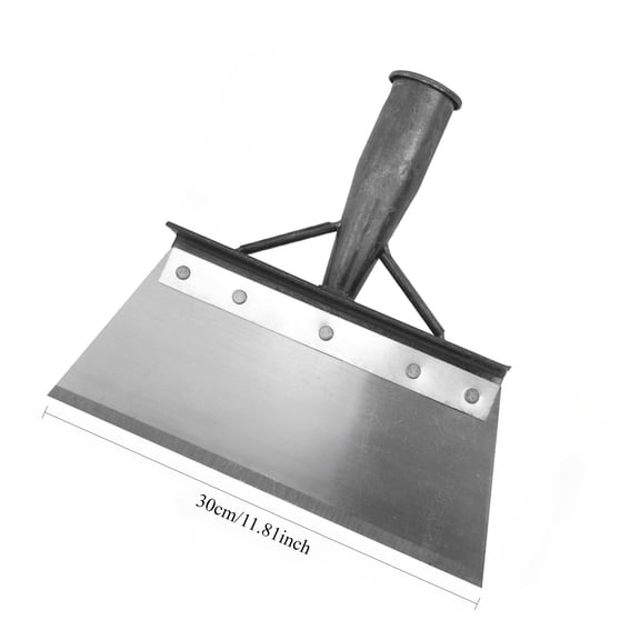 Multifunctional Cleaning Shovel, Square Flat Spade for Landscaping Outdoor Garden Tool Cleaning Weeding Shovel -10In (NO Handle)