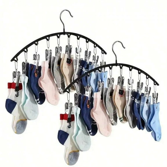 Multifunctional Clip Hangers, Wet And Dry, Space-Saving, Clothes Hanger, Closet Organizers And Lockers, Storage And Organization, Dormitory Storage, Bedroom Storage, Hangers, Standard Hangers