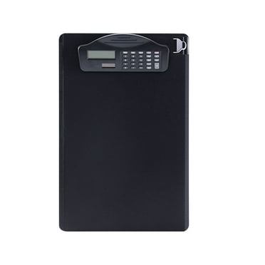 Multifunctional Clipboard with Calculator,A4 Plastic Storage Clipboard,Pen Clip Writing Pad File Folders,Business Office Document Holder A4 Letter Size Clipboard for School Meeting Classes