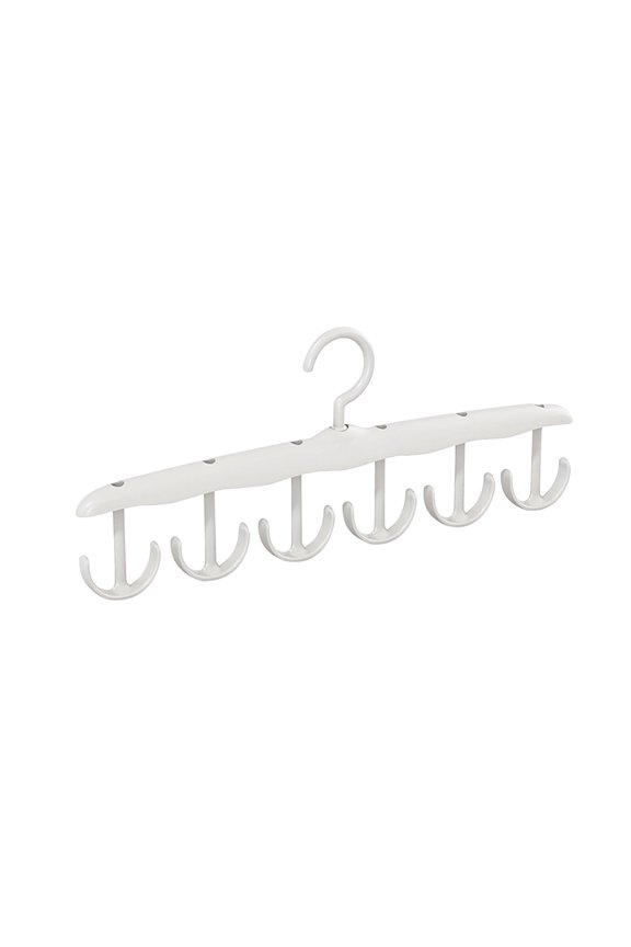 Multifunctional Clothes Hanger 2024 New Tank Top Hanger With 360°Rotating 6 Hook Clothing Accessories Hanger Bra Hanger And Closet Organizer For Underwear Hats Tie Handbags