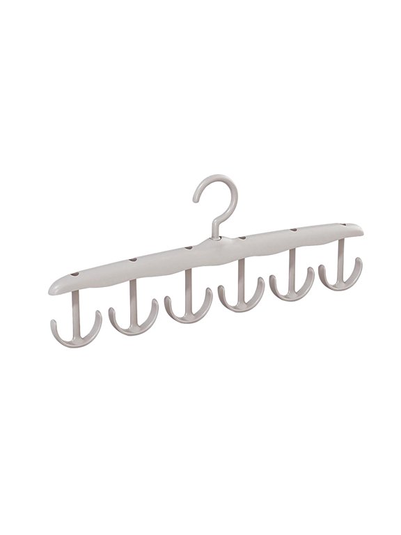 Multifunctional Clothes Hanger 360° Rotating 6 Hook Tank Top Hanger Closet Organizer