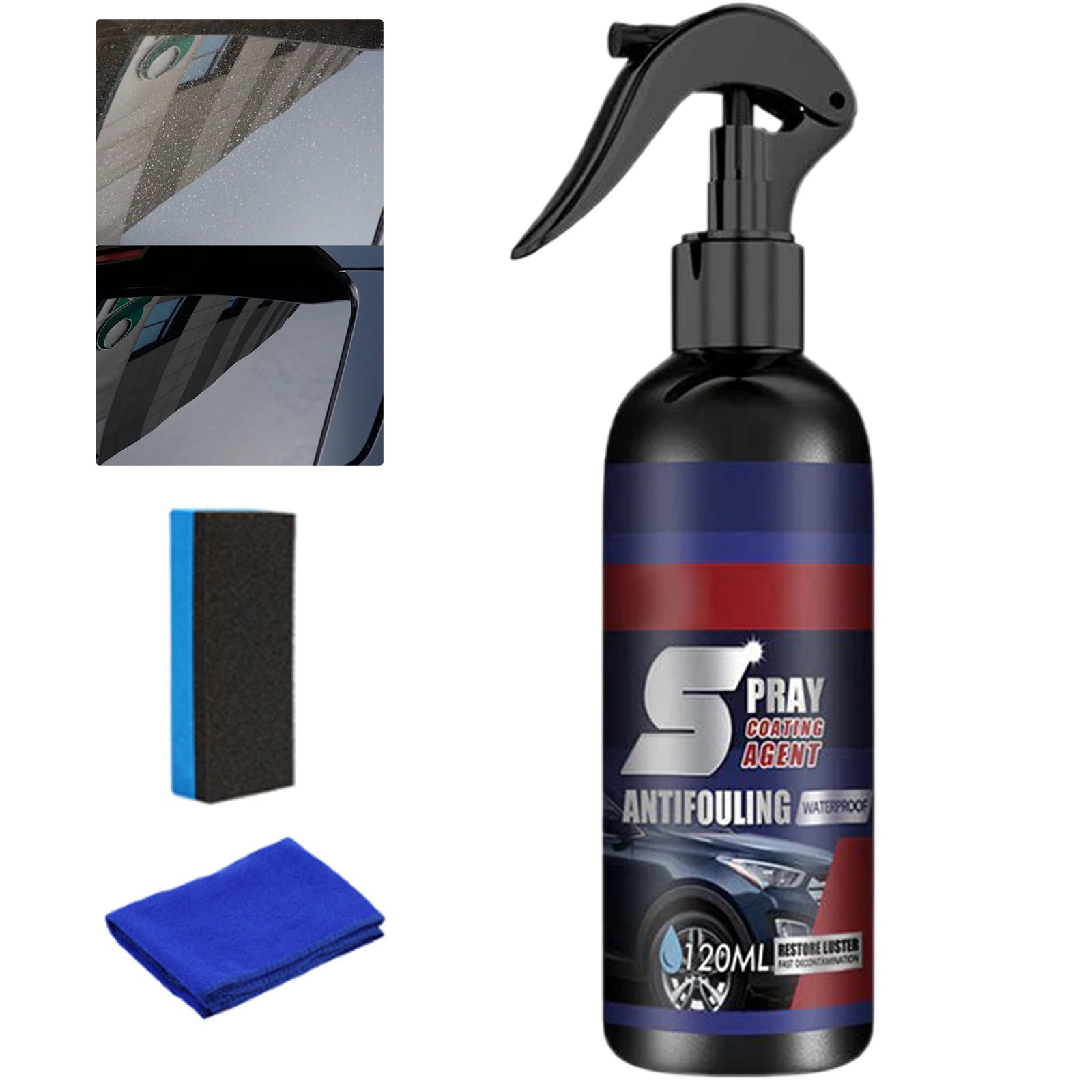 Multifunctional Coating Renewal Agent Spray, Car Nano Paint Coating Agent, 3 in 1 High Protection Quick Car Coating Spray Fast-Acting, Anti Dirt - Boost Gloss (1pc)