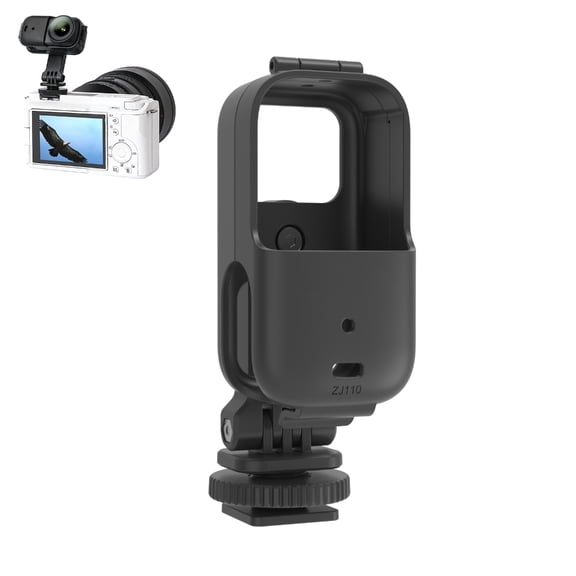 Multifunctional Cold Shoe Mount Adapter for Action Camera for Stable 360Horizontal &180Degree Vertical Shoot Mode
