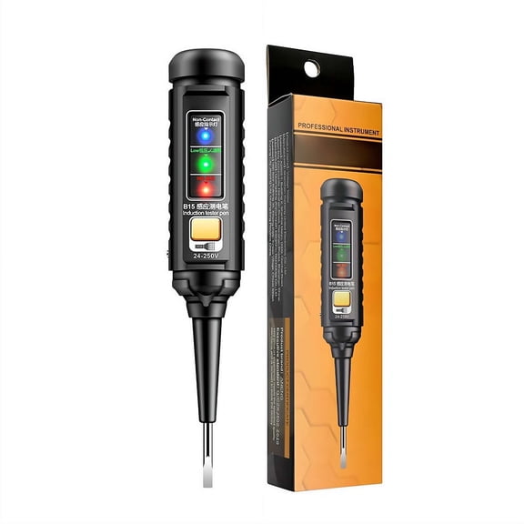 Multifunctional Color Light Voltage Tester, Smart Electrician Non-Contact Test Pen, Live Wire Detection Breakpoint Induction Voltage Dete-ctor
