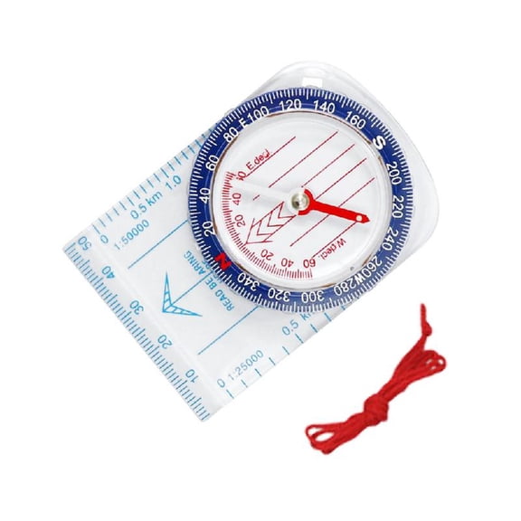 Multifunctional Compasses Navigation Compasses Map Ruler Magnifier Exploring Hiking Map Reading Orienteering Compasses