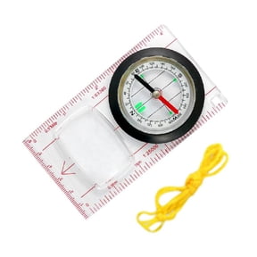 Multifunctional Compasses Navigation Compasses Map Ruler Magnifier Exploring Hiking Map Reading Orienteering Compasses