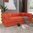 thumbnail image 1 of Modern Simple Fabric Three-Seater Sofa 220cm with High-Elastic Pure Sponge, 1 of 26