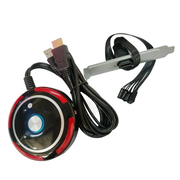 Multifunctional Computer Desktop Switches with Two USB and Audios Connection