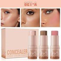 Multifunctional Contour Stick Makeup Stick Set to The Face Create Blush and Highlight